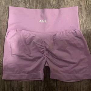 AYBL Women's Purple High-Waisted Shorts